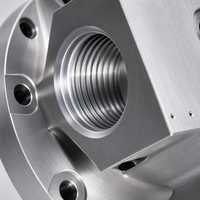 Pièce tournée en aluminium usinée sur commande par CNC 5 axes et services de fraisage de précision avec conception CAO pour composants industriels