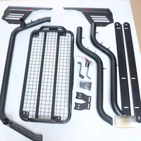 Arceau de sécurité universel en acier noir avec panier de chargement, barre sport robuste pour Hilux Navara Ranger D-Max 4x4