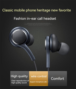 Para Samsung S10 <span class=keywords><strong>S8</strong></span> Android 3,5mm Auriculares intrauditivos Auriculares de música con cable con micrófono Control de llamadas de teléfono y características de graves - Product Image 3