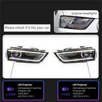 Conjunto de Faros LED para Audi Q3 2012-2015, Repuesto de Faros Delanteros, Suministro de Fábrica, Piezas de Automóvil -- Un Par