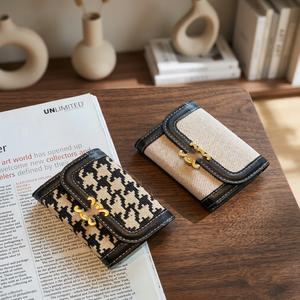 Luxury Bifold Brown RFID Blocking Slim Button Closure Interior Slot Pocket <b>Real</b> Full Grain Genuine <b>Leather</b> <b>Man</b> <b>Wallet</b> Wholesale - Product Image 3