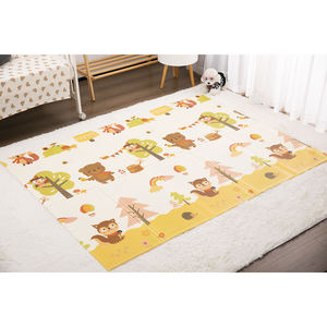 Reversibele speelmat baby speelmat voor op de vloer kruipmat XPE schuim kinderactiviteitenmatten antislip dubbelzijdig peuter - Product Image 2