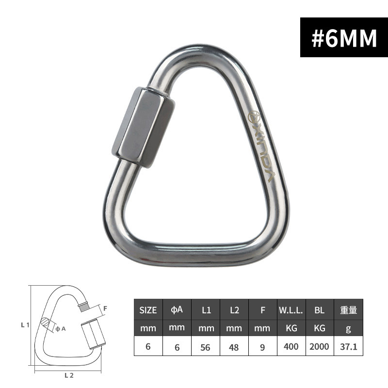 ล็อคสามเหลี่ยมขนาดเส้นผ่านศูนย์กลาง 6 มม