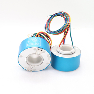 Anneau collecteur rotatif 38mm/50mm/100mm en alliage d'aluminium, rotation haute vitesse, indice de protection IP68, série JSR-TH, transmission de signal électrique - Product Image 6