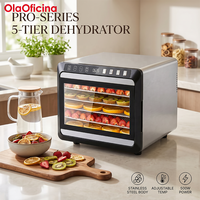 Déshydrateur alimentaire commercial SS-05A à 5 plateaux en acier inoxydable pour fruits et légumes 500W pour la cuisine