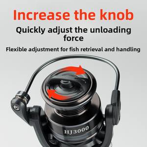 Chibei Hj métal <span class=keywords><strong>mer</strong></span> tige roche tige universel moulinet Micro roche <span class=keywords><strong>leurre</strong></span> de pêche Ultra-lisse longue coulée ligne de pêche 5.2:1 vitesse - Product Image 3