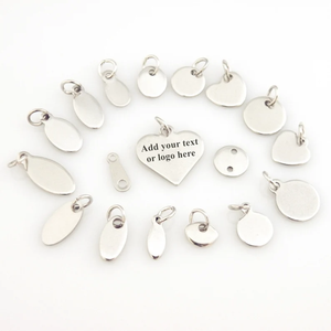 사용자 정의 매력 브랜드 보석 태그 로고 사용자 정의 목걸이 펜던트 925 스털링 실버 보석 로고 보석 가격표 - Product Image 2