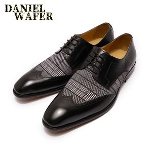 Chaussures habillées jaunes en cuir véritable pour hommes, style Oxford, à Hong Kong - Product Image 5