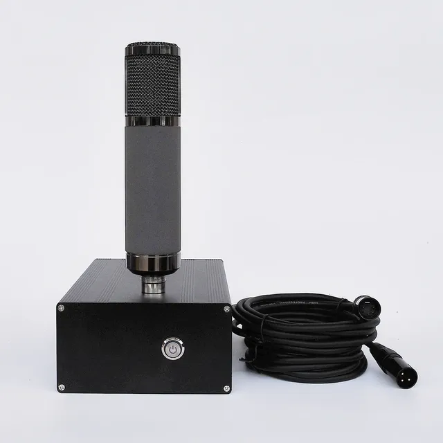 Electronic tube microphone for professional recording, live streaming, vocal singing, instrument pickup,