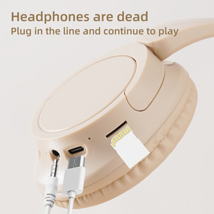 Auriculares Bluetooth Inalámbricos Over-Ear con Control Táctil, Carga Tipo C, para Deportes y Juegos - Product Image 4