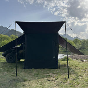 Tente de toit personnalisée automatique en tissu Oxford 420D imperméable, équipement de <span class=keywords><strong>camping</strong></span> automobile quatre saisons <span class=keywords><strong>pour</strong></span> les voyages en plein air - Product Image 1