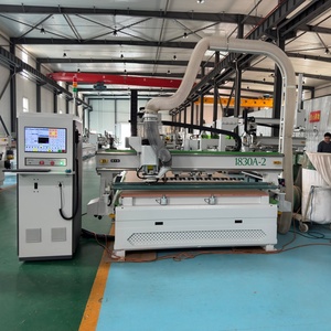 Router CNC Automático para Muebles <span class=keywords><strong>de</strong></span> Panel, Puertas <span class=keywords><strong>de</strong></span> Armario, Máquina <span class=keywords><strong>de</strong></span> Corte para Trabajar la Madera con Cambiador <span class=keywords><strong>de</strong></span> Herramientas <span class=keywords><strong>de</strong></span> Doble Estación en Línea Recta - Product Image 2