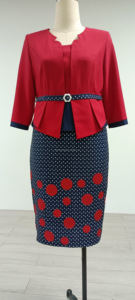 Vestidos de Estilo Africano Tallas Grandes Nuevo Diseño Vestidos para Mujeres de Mediana Edad - Product Image 6