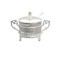 Assiette vintage en métal en forme de cygne pour bonbons et chocolats, décoration de table, cadeau de Diwali
