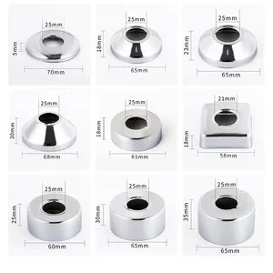 Musluk dekoratif kapak su duş mutfak boru konnektörü ayarlanabilir duvar kapakları kaset yükseltmek vana paneli dokunun aksesuarları - Product Image 3
