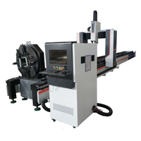 Machine de découpe laser à fibre CNC 5 axes intelligente et précise pour tubes en acier inoxydable