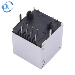 Dọc DIP Ethernet Socket 52A Với LED T Nữ Mạng <span class=keywords><strong>Jack</strong></span> <span class=keywords><strong>RJ45</strong></span> Kết Nối - Product Image 3