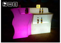 Comptoir de bar mobile avec éclairage LED, mobilier LED pour discothèque