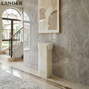 <span class=keywords><strong>Consola</strong></span> de mesa de entrada de mármol de ónix blanco moderno de Lander Store, diseño de almacenamiento de lujo para sala de estar o pasillo de Hotel - Product Image 2