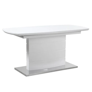<span class=keywords><strong>Table</strong></span> de salle à manger extensible à haute brillance blanche de meubles luxueux de Offre Spéciale pour l'événement à la maison de 4 6 personnes - Product Image 1