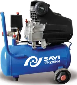 SAYI 2025 8 بار الهواء خزان 25 لتر 1.5 kw 2 HP الطاقة مكبس ضاغط الهواء CE وافق تنافسية