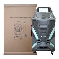 Máquina de Aire Acondicionado de Doble Sistema Karjoys para Refrigerante R134a y R1234yf, Máquina Automática de Reciclaje y Recarga de Gas Dual
