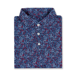 Polo de golf pour hommes de haute qualité OEM Slim Fit pour chemises de sublimation en polyester et spandex à impression numérique extensible dans les 4 sens - Product Image 2