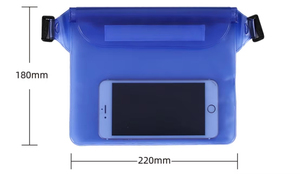 Sac de téléphone portable étanche pour la plage en plein air personnalisé sacs de course à dos en PVC scellés à trois couches sac banane transparent pour la ceinture sac de sport - Product Image 2