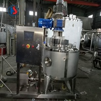 Homogénéisateur-mélangeur sous vide pour crème glacée avec cuve de mélange émulsifiante à chauffage enveloppé pour lait et liquides