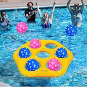 Vente en gros usine de tapis flottants gonflables en PVC personnalisés, jeux de lancer d'anneaux aquatiques et jouets de piscine pour enfants et loisirs - Product Image 4