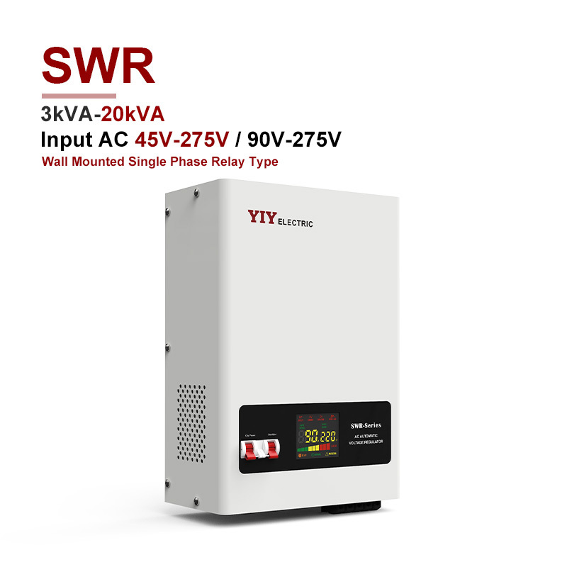 Relay Type 5KVA <strong>10KVA</strong> 15KVA 20KVA Single Phase <strong>Automatic</strong> <strong>Voltage</strong> <strong>Stabilizer</strong> LCD Display AC 220V Home CE SVC Copper High