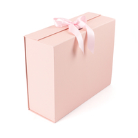 Boîte d'Emballage en Papier Pliable Blanche, à Fermeture Magnétique, avec Ruban, pour Vêtements, Chocolats, Cadeaux et Bijoux, avec Logo Personnalisé