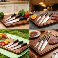 Vente directe d'usine TC, accessoires de cuisine, couteau à gâteau, ensemble de couteaux de cuisine, couteau à fruits et légumes, couteaux à steak