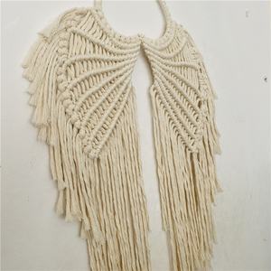 Подвесное макраме в форме сердца, крыла бабочки, крыла летучей мыши, настенное украшение для дома, искусство - Product Image 5