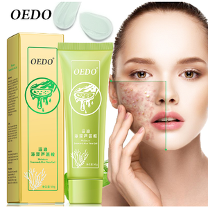 Alghe di <span class=keywords><strong>Aloe</strong></span> Vera Gel <span class=keywords><strong>crema</strong></span> per il viso con glicerina idratante sbiancante <span class=keywords><strong>crema</strong></span> per il giorno per l'acne collagene illuminante la cura della pelle - Product Image 2