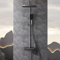 Robinet de douche thermostatique en laiton, robinet de salle de bain, clé de Piano, ensemble de douche 2022 neuf