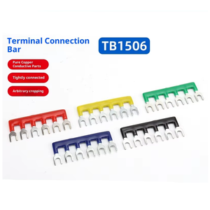 Koperen Plug-In Klemmen Blok 6-Positie Y-Type Kortsluiting Bar Bus Bar Tb1506 Auto 11-20 Awg 10a - Product Image 1