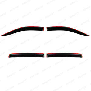 Pare-soleil de porte de voiture, déflecteur de fenêtre latérale, pare-pluie, déflecteur de voiture pour FORD RANGER 2012-2021 T6 <span class=keywords><strong>T7</strong></span> T8 Pickup - Product Image 2