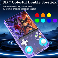 Console de jeux vidéo rétro R36 Ultra, lecteur vidéo portable open source, écran IPS 4,0 pouces, lecteur de jeux portable