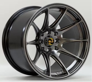 Cerchi in Lega BLD Hyper Black Concavi Profondi 14 <span class=keywords><strong>15</strong></span> 16 17 Pollici 8x100 8x114.3 per Caravan Urvan NV350 - Product Image 5