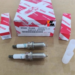 Km cao cấp phụ tùng ô tô đôi Iridium bạch kim bugi 90919-01247 <span class=keywords><strong>fk20hr11</strong></span> phù hợp cho Lexus cho TOYOTA PRIUS Rush Celica Corona - Product Image 1