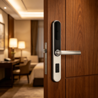 Cerradura Inteligente para Hotel con Tarjeta RFID, Cerradura para Puerta de Acero/Latón/Madera/Acero Inoxidable