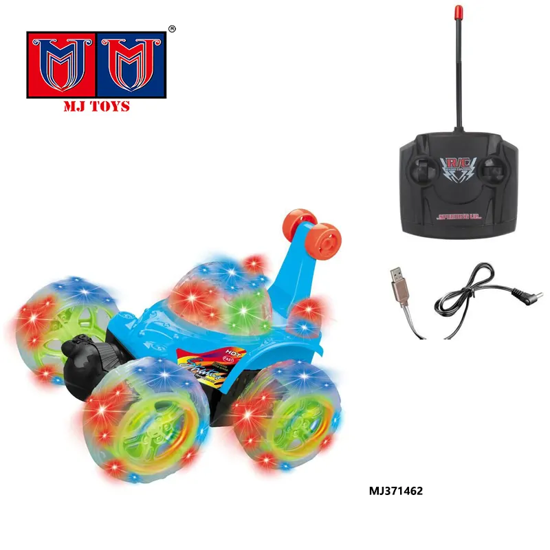 New Toy Hot Selling Radio Control 360 Rolling With Colorful Lights Music Cars Remote Control Stunt Car Toy For Kids