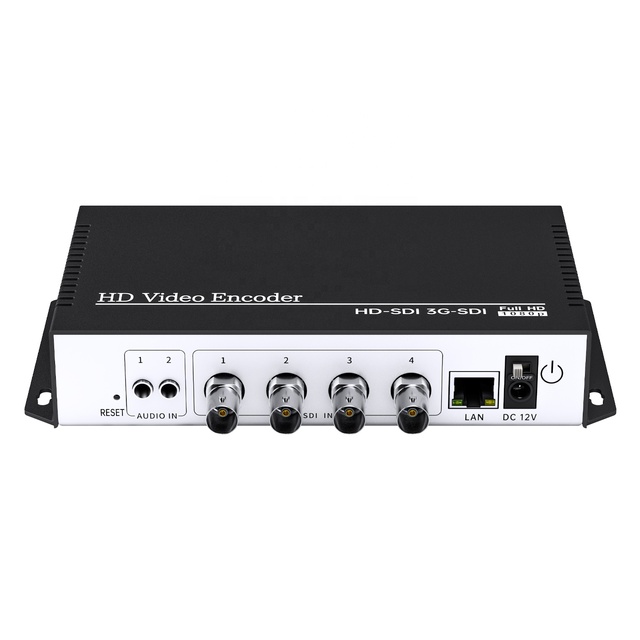 4 Channel 4K SRT RTMP RTSP UDP 4in1 3G 6G SDI Video Capture Box Card Encoder Transmitter Live Broadcast IPTV