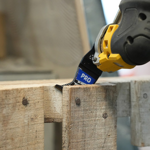 Lame de scie oscillante à bord incurvé BIM professionnelle personnalisable de 65 mm (2 9/16 po) pour la coupe rapide et puissante du bois et du métal - Product Image 4