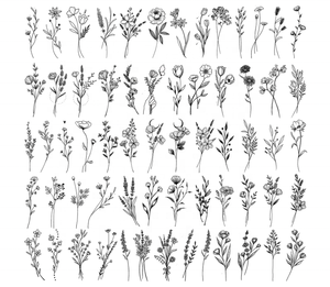 Tatouages temporaires réalistes-60 feuilles petits tatouages amovibles, 30 pièces citations inspirantes mots tatouages - Product Image 5