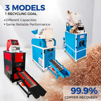Machines de broyage de cuivre Lansing LX-150A LX-150B LX-200B, petites, 30-90 kg/h, plusieurs modèles pour le recyclage des câbles usagés