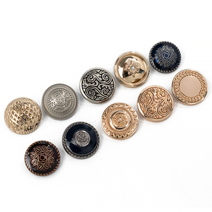 Botones de Metal Dorado de Aleación de Zinc para Blazers, Thobes y Abrigos, Botones con Logotipo Personalizado para Trajes, Costura y Manualidades - Product Image 3