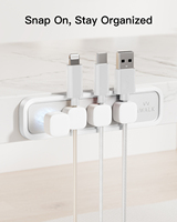 Nouveauté 2026 : Clips magnétiques de bureau tendance pour câbles, hubs USB et organiseurs de câbles pour la maison, le bureau et les accessoires de téléphonie mobile