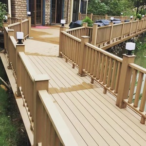 Pasamanos de Exterior para Jardín, Resistente a los Rayos UV, de Madera Compuesta WPC, Plástico, para Escaleras - Product Image 4